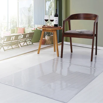 Skaidri minkšta stiklo staltiesė virtuvės naftos-įrodymas, stalo kilimėlis PVC stačiakampio formos silikono staltiesė kambarį grindų kilimėlis dvejopo naudojimo
