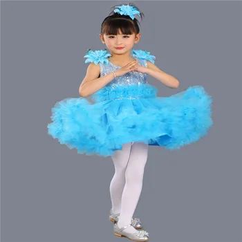 Skraiste China Enfants Skate Mergaitės Balerinos Tutu Suknelė Šalies Merginos 2019 Naujas Dizainas Vaikams Šokių Kostiumai