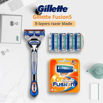 Skutimosi Skustuvų Peiliukai, skirti Gillette Fusion 5 Vyrų Skutimosi Kasetės Laikiklį Saugos Instrukcija Skustuvas Tiesiai Skustuvas Veido