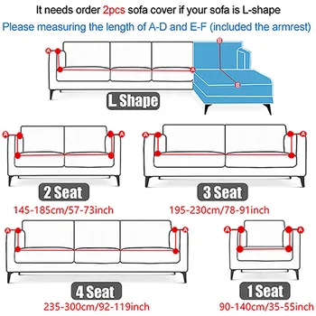 Sofa Cover l formos 22 vientisų spalvų Modernus Tamprumo Sofa Padengti Spausdinimo Sofa Apima Kambarys
