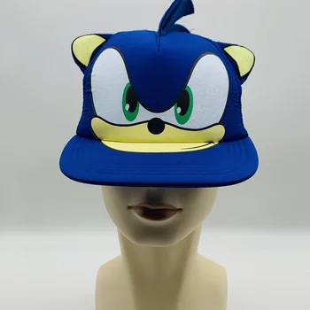 Sonic The Hedgehog Anime Skrybėlę Animacinių Filmų Mielas Reguliuojamas Bžūp Anime Beisbolo Kepuraitę Vaikams Sonic Veiksmų Dekoro Figma