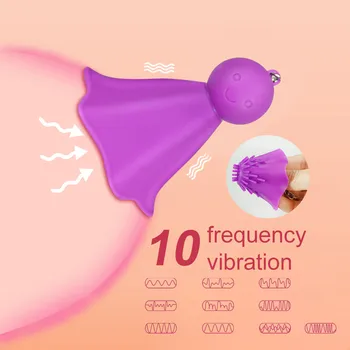 Spenelių Gyvis 10 Greitį Kalba Lyžis Pūlingas Stimuliacija Laižyti Vibratorius Suaugusiųjų Sekso Žaislai Moterims Krūties Analinis Masažas Sexschop