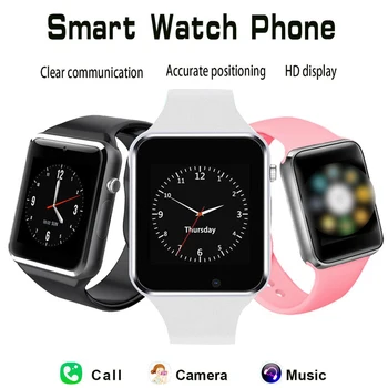 Sporto Smart Watch Moterų Bluetooth Sync Pranešėjas Paramos SIM TF Ryšiai 