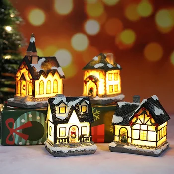 Staraise Linksmų Kalėdų LED Žibintai, Pakabučiai Lašas Papuošalai Kalėdų Stalo Dekoracija Namuose Kalėdos Santa Claus Žibintai Sniego