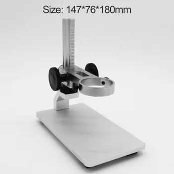 Stovo Aliuminio Lydinio Nešiojamų Aukštyn ir Žemyn Reguliuojama Rankinis Fokusavimas Skaitmeninis USB Elektroninis Mikroskopas su Laikikliu