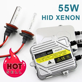 Super slim hid xenon lemputės 55w 35w 150 w hid xenon komplektas DC mažo price12v 24v h1 h3 h4 h7, h13 9005 9006