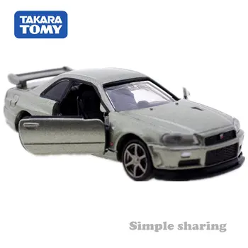 Takara Tomy Tomica Premium Nissan Skyline GTR V Nur SPEC Modelis Kit 1 : 62 Miniatiūriniai Diecast Automobilių Juokinga Magija Žaislai