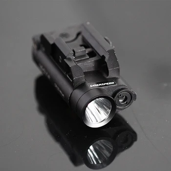 Taktinis karo LED Žibintuvėlis Žalias Lazeris taikymo Sritis Akyse Combo Airsoft Oro Patrankas Šautuvas, Pistoletas Kompaktiškas Kryptinis Šviesos Kostiumas Glock M4