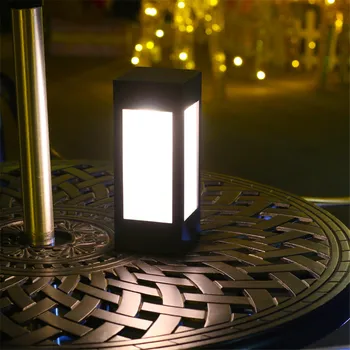 Thrisdar Vandeniui LED Saulės Ramstis Lempos, Gatvės apšvietimas Lauko Kraštovaizdžio Villa Saulės Gėdos Šviesos Veranda Tvora Saulės Skiltyje lempos