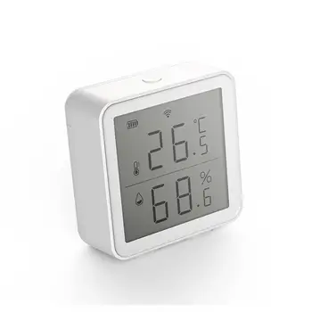 Tuya WIFI Temperatūros Ir Drėgmės Jutiklis Patalpų Termometras Su Drėgmėmačiu LCD Ekranas Smart Home WIFI Versija