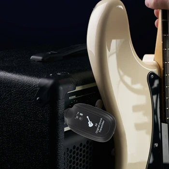 UHF Gitara Belaidis Siųstuvas-Imtuvas integruotas pakartotinai Įkraunamas integruotas pakartotinai Įkraunamas gitara radijo siųstuvas Gitara dalys