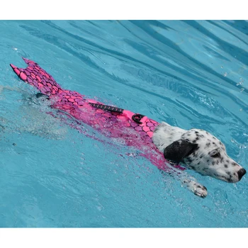 Undinė Šuo maudymosi kostiumėlį Ryklys šunelis gelbėjimosi Liemenė Saugos Drabužiai gelbėjimosi Liemenė Šunims su Gelbėjimo Rankena smulkiems Viduryje Dideli Šunys