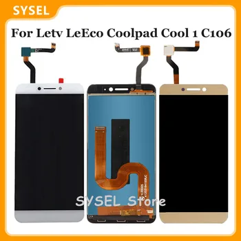 Už Letv Le LeEco Coolpad Cool 1 Dvigubas LCD Ekranas Jutiklinis Ekranas skaitmeninis keitiklis Asamblėjos C106 C106-7 C106-9 C103 R116 Ekranas Dalis