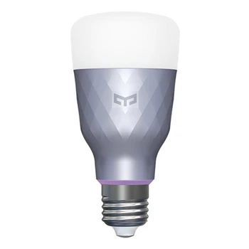 Yeelight YLDP001 1SE E27 6W RGBW Smart LED Lemputės Balso Kontrolės Dirbti su Asistentu AC110-240V Stalinės Lempos, Stalo Žibintų Akiratyje