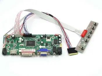 Yqwsyxl Kontrolės Stebėti Rinkinys N156B6-LOB Rev. C1/N156B6-LOB Rev. C2 HDMI + DVI + VGA LCD LED ekrano Valdiklio plokštės Tvarkyklės