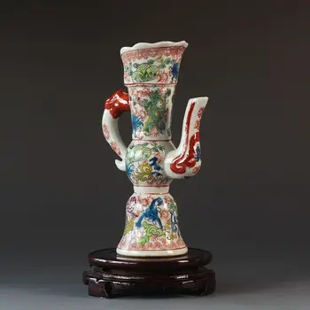 Čing kanas-b senovinių keramikos vyno puodą Jingdezhen antikvariniai porceliano senas prekes, naudotos prekės, antikvariniai daiktai, namų apstatymo daiktai