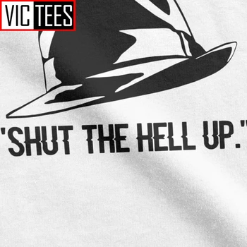 Į Juodąjį Sąrašą Citatos Uždaryti Piekła Viršų T-Shirt Vyrai Reddington Raymond Marškinėliai Tv Red Hat Nusikaltimų Medvilnės