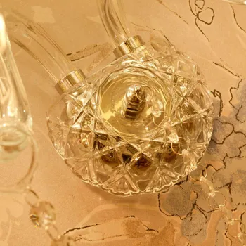 Šiuolaikinių Led Virtuvės liustra 6 Lempa Su Umbra Pendant Crystal Šviestuvo Šviesos Armatūra blizgikliai de teto para salė namuose