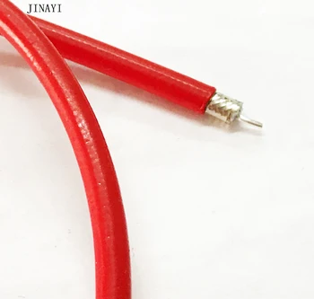 1/2/3m 5m 10m RG402 Raudona Simi Standus RF koaksialinis kabelis Pusiau Lankstūs 50ohm RG402 kabelis 50cm 15m 20m 30m