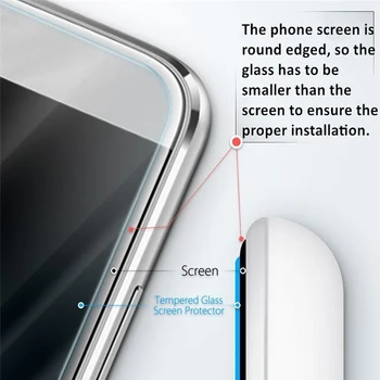 1-3PCS beskeveldris Stiklas iPhone 6 6plus 6s Glass Ekrano Apsauga, Skirta 