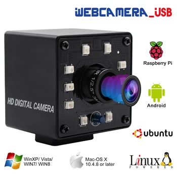 1080P OV2710 Web Cam hd VAIZDO Stebėjimo Kamera Mini, Infraraudonųjų spindulių Naktinio Matymo USB Kamera Hd 1080P su fs IŠKIRPTI ir 10vnt Led Valdyba