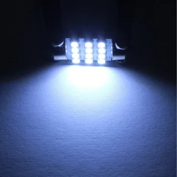 11 nustatykite Baltos spalvos LED Žibintai Interjero Paketas Žemėlapis Dome 
