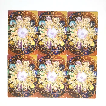 12pcs/set Saint Seiya Mergina Edition Dvylika Aukso Šventųjų Žaislai Pomėgiai, Hobis Kolekcionuojamų Žaidimas Kolekcija Anime Korteles