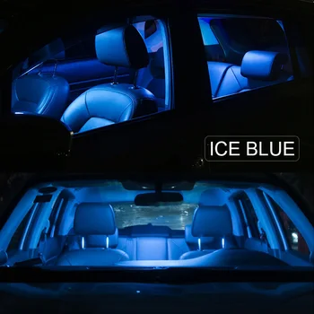 13Pcs Balta Canbus led Automobilių salono apšvietimas Paketą Rinkinys 2006-2013 m. Volvo C70 led interjero Dome bagažo skyriaus apšvietimas