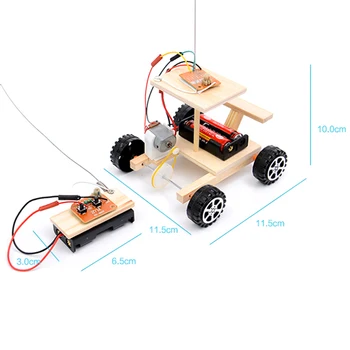 1Pc Modelio Rinkinys Vaikams Fizinių Mokslų Eksperimentus Žaislas komplekto Automobilių Švietimo Žaislas Mediena 