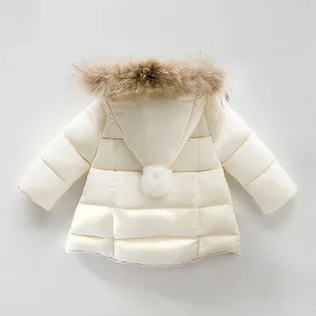 2018 naujas žiemos Mergaitės Vaikų berniukų Šilta storesnis imitacija kailio apykakle kamufliažas kailis pūkinė striukė viršutiniai drabužiai