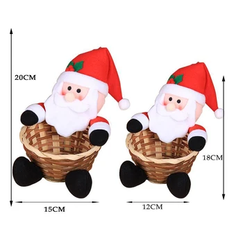 2020 Linksmų Kalėdų Saldainiai Saugojimo Krepšys Dekoro Santa Claus Saugojimo Krepšys Produktus Kalėdų Saldainiai Konteinerių Dropship