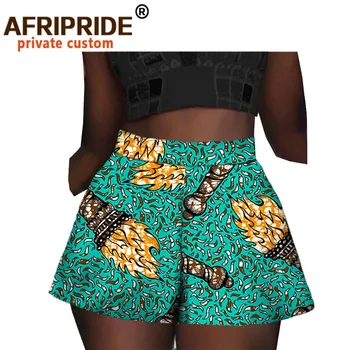 2020 metų vasaros afrikos ankara spausdinti šortai moterims atsitiktinis trumpas kelnes grynos medvilnės batikos spausdinti modelio afrikos šortai A2021004