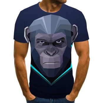2020 naujas cool klounas, vyriški t-shirt juokingas klounas, veido marškinėliai 3D spausdinimo mados apvalios kaklo marškinėliai street wear