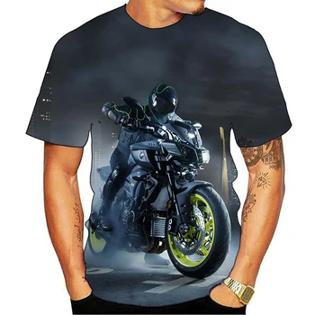 2020 naujas lenktynininkas grafinis T-shirt 3D punk stiliaus vyriški T-shirt vasaros mados viršūnes motociklo marškinėliai vyriški plius dydis streetwear