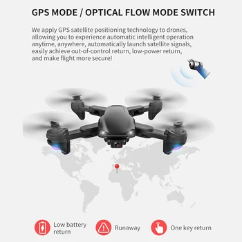 2020 Naujas SG701 SG701S GPS RC Drone 5G WiFi FPV Su Dviguba Kamera Plataus Kampo Profesinės RC Quadcopter Sraigtasparnio Žaislas SG907