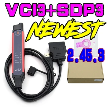 2020 Naujausia Versija VCI3 2.45.3 VCI3 SDP3 Skaitytuvas 2.43 už VCI3 VCI-3 Sunkvežimių Diagnostikos WIFI V2.40 Vietoj VCI2 VCI1