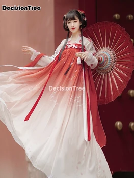 2021 pasakų cosplay hanfu senovės kinų kostiumas tang dinastijos tiktų liaudies suknelė moterims princesė festivalis komplektus kostiumas