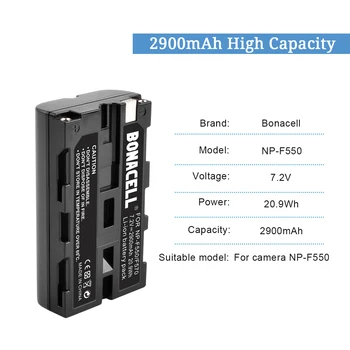 2900mAh NP-F570 NP-F550 NP-F330 NP F550 NP F330 Baterija+LCD USB Įkroviklis Sony CCD-SC55 CCD-TRV81 DCR-TRV210 MVC-FD81 Hi-8 L70