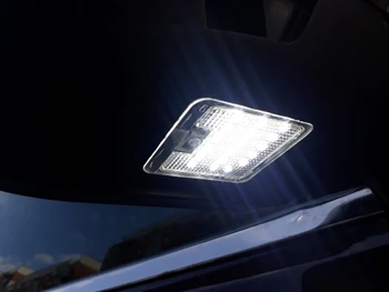 2VNT Canbus Super Ryškus LED Balos Veidrodėlio Lemputė Pagal Veidrodis Šviesos Lempa Ford Focus 3 