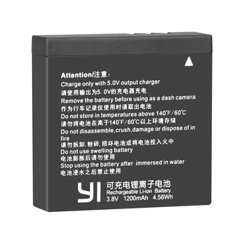 2vnt Originalus AZ16-1 Baterija Xiaomi YI lite 4K 4K+ + LCD USB Dual Įkroviklio Xiaoyi Veiksmų Fotoaparato II 1200mAh 3.85 V Baterija