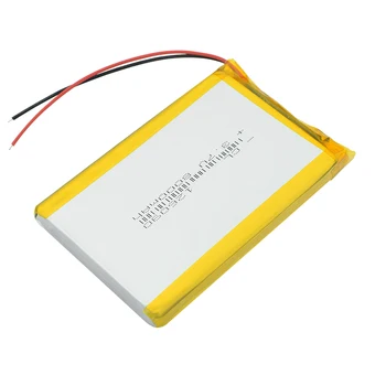 3.7 V 8000mAh Li-polimero Baterijos 126090 PCB Tablet PC DVD GPS Li-Po Ličio Li-polimero Baterijos Pakeitimas, Baterijos