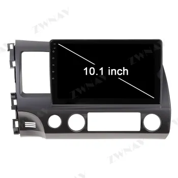 4+64G jutiklinis ekranas Android 10.0 Automobilio Multimedia DVD grotuvo Honda Civic 2006 m. 2007-2012 garso radijas stereo GPS navi galvos vienetas