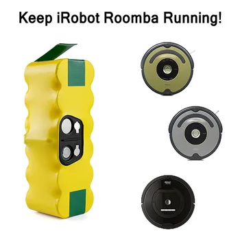 4500mAh Baterija Irobot Roomba 500 600 700 800 900 Serie dulkių siurblys Irobot Roomba 600 620 650 700 770 780 800 4.5 Ah 14,4 V