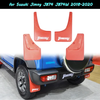 4pcs Purvo Atvartais už Suzuki Jimny JB74 JB74W 2018-2020 Mudflaps Splash Apsaugai Mudguard Auto Priekinės Galinės Purvo Atvartu Purvasargių Sparnas
