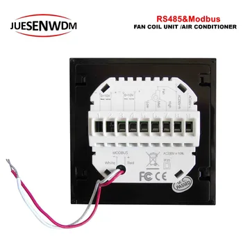 4pipe 2pipe reguliuojamos 0-10V proporcingas termostatas RS485/MODBUS RTU ryšio šildymo&coolting jungiklis