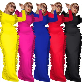8 Spalvų Ilgai Afrikos Suknelė Afrikos Suknelės Moterims Drabužių Afrikos Suknelė Dashiki Slim Šaliai, Skraistės Africaine Vetement Femme 2020 m.
