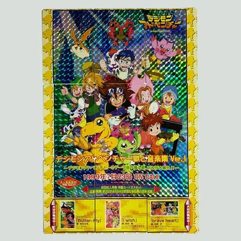 9pcs/set Digimon Skaitmeninis Monstras Žaislai Pomėgiai, Hobis Kolekcionuojamų Žaidimas Kolekcija Anime Korteles