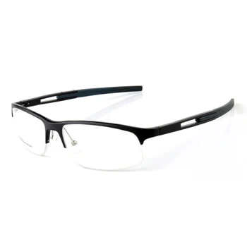 Akinių rėmeliai vyrų skaidraus lęšio akiniai, akiniai, optiniai trumparegystė Receptinių akinių rėmo Metalo Pusę Kadro Akiniai Vyras