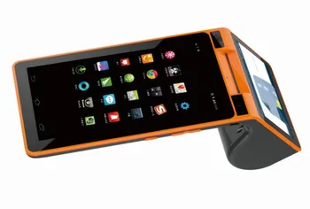Android Delninis Mobiliojo EKA Mašina Dvigubas Ekranas POS Sistema, Viskas Vienoje Tabletėje POS Terminalas su terminiu Spausdintuvu