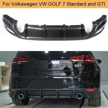 Anglies Pluošto Automobilio Galinio Buferio Difuzorius Volkswagen VW GOLF VII 7 MK7 Standartas ir GTI-2016 m. Galinis Difuzorius